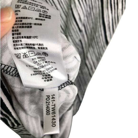 Tommy Bahama Maxi Dress Womens Size XXS Black White Sleeveless V-Neck - Picture 7 of 8